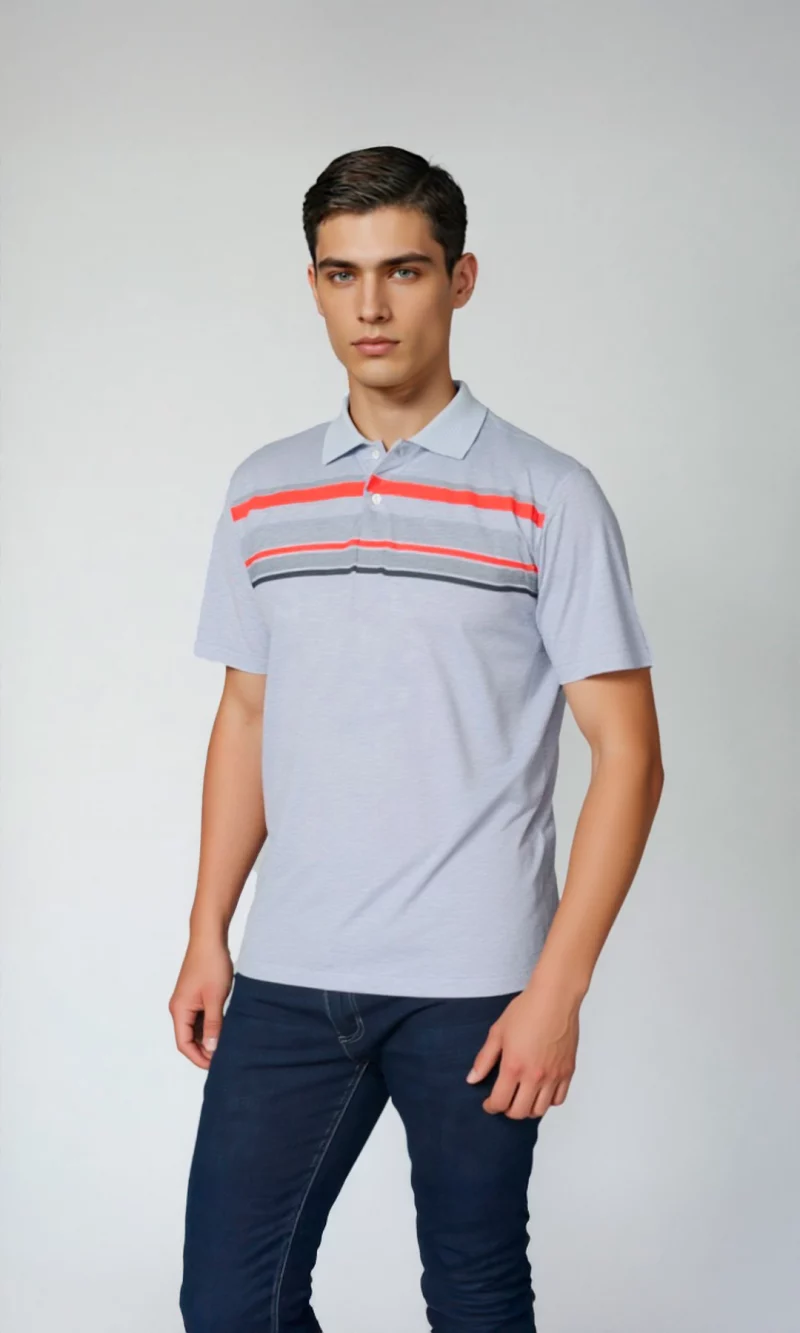 Polo hombre unicolor