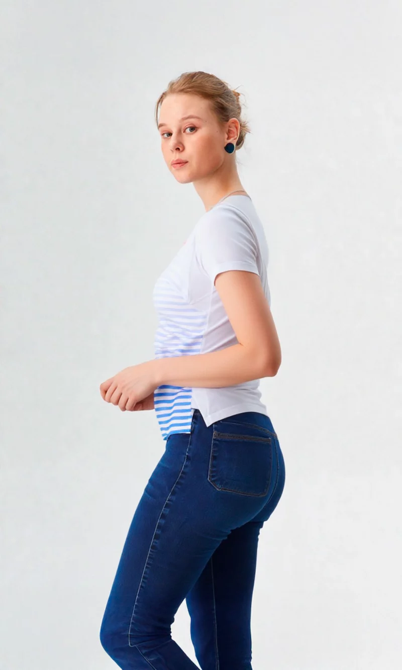 Camiseta mujer manga corta estampada - Imagen 2