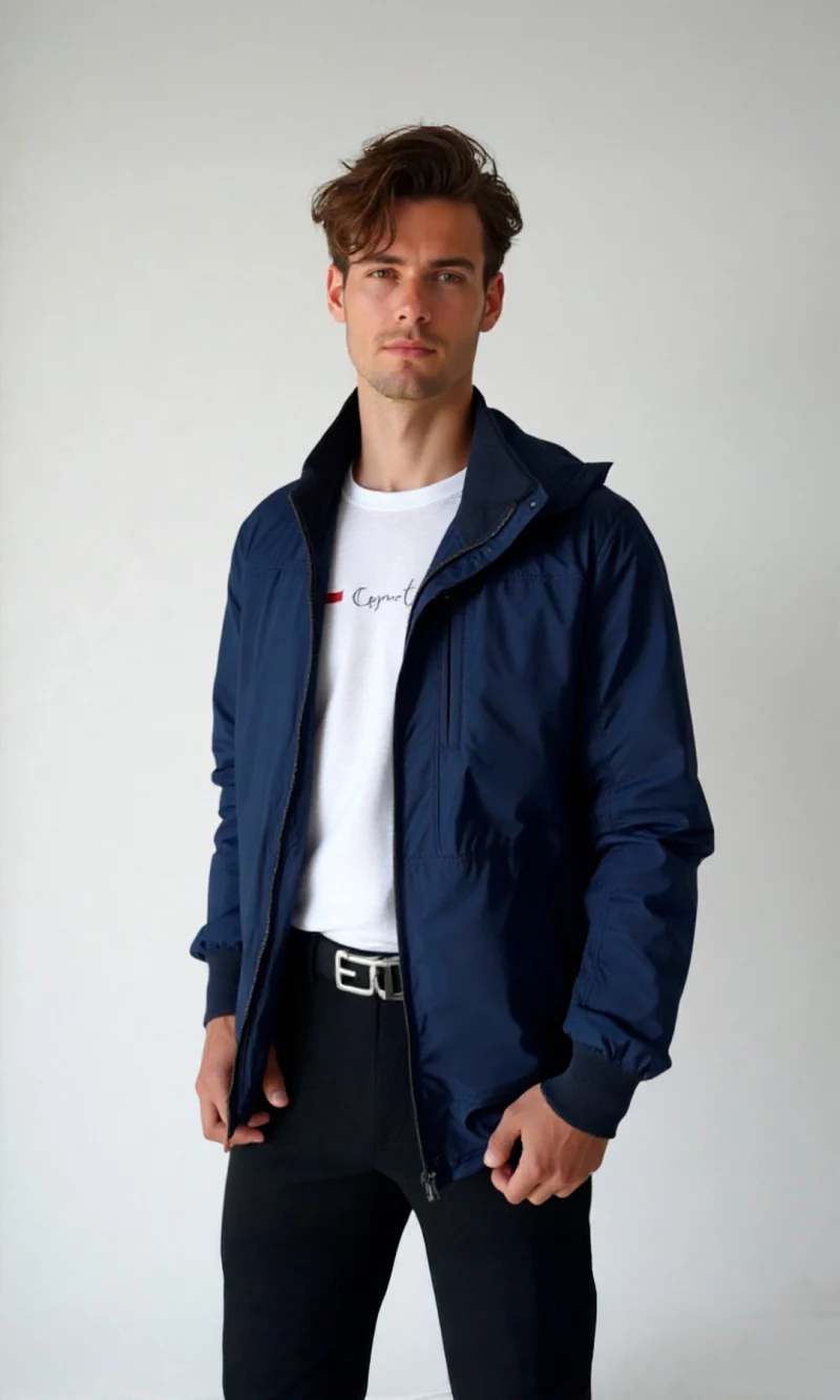 Chaqueta hombre unicolor - Imagen 5