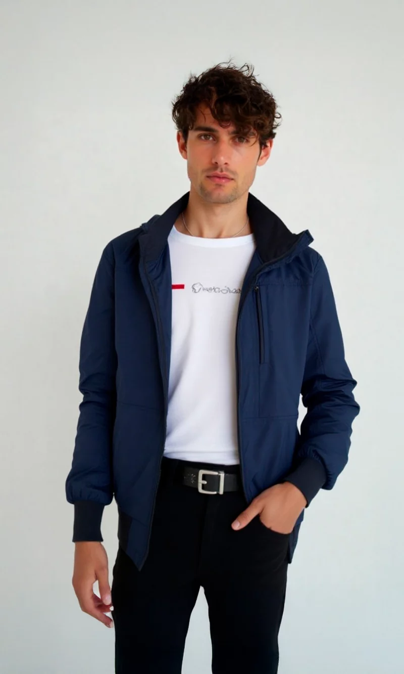 Chaqueta hombre unicolor - Imagen 6