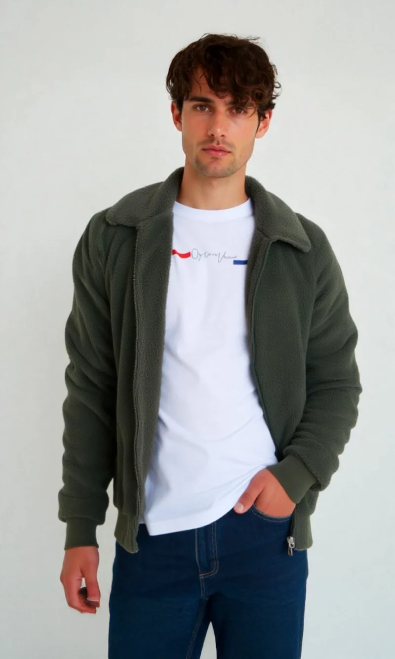 Chaqueta hombre unicolor - Imagen 2