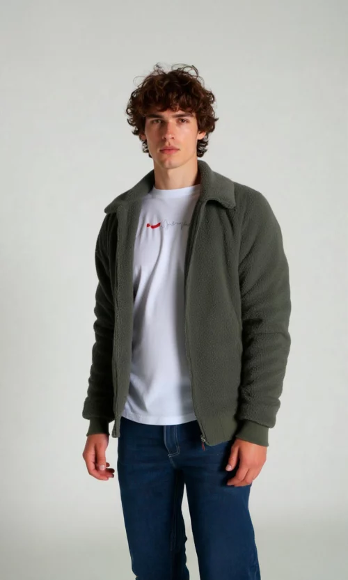 Chaqueta hombre unicolor
