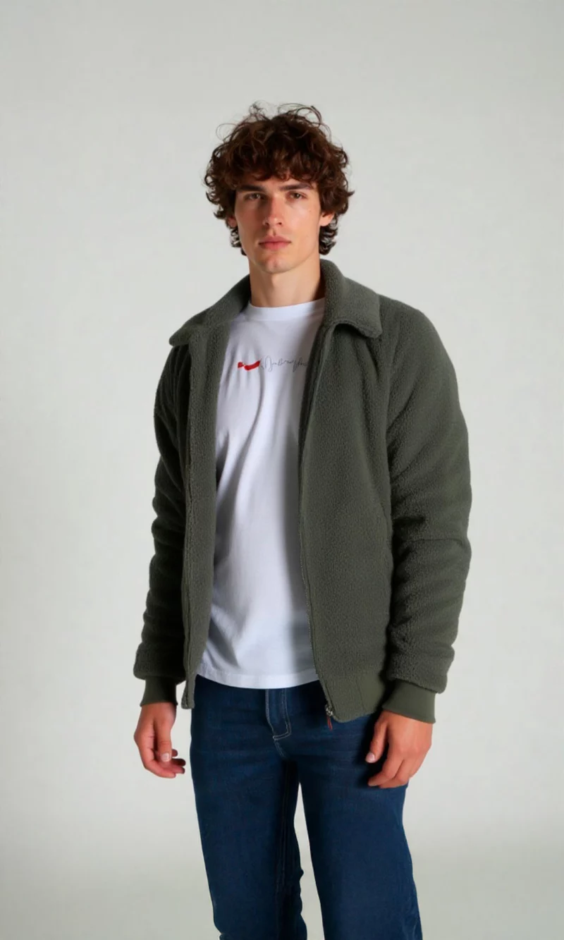 Chaqueta hombre unicolor