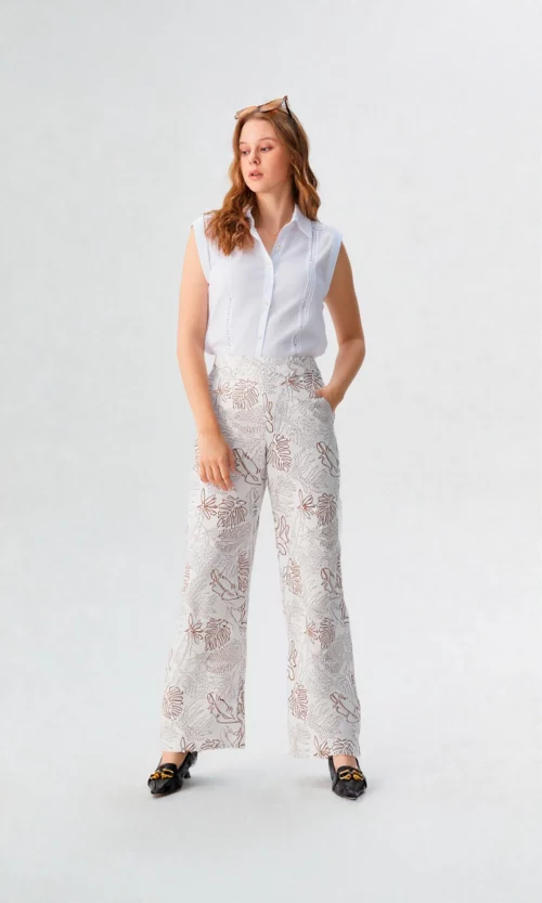 Pantalón mujer estampado