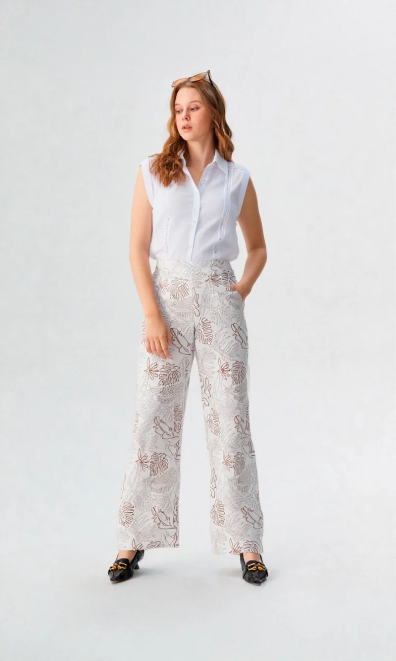 Pantalón mujer estampado