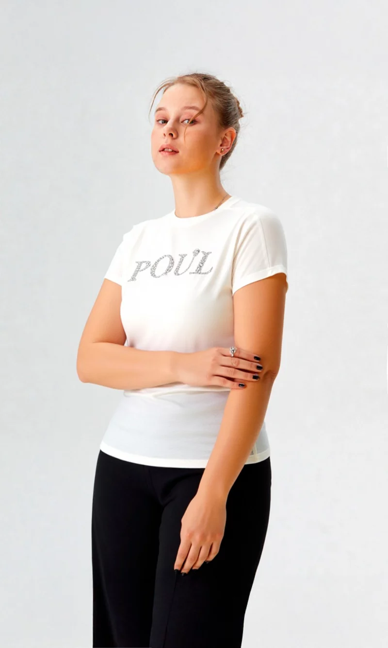 Camiseta mujer manga corta estampada - Imagen 7