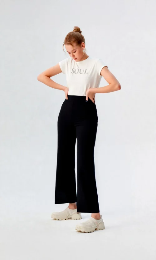 Pantalón mujer unicolor