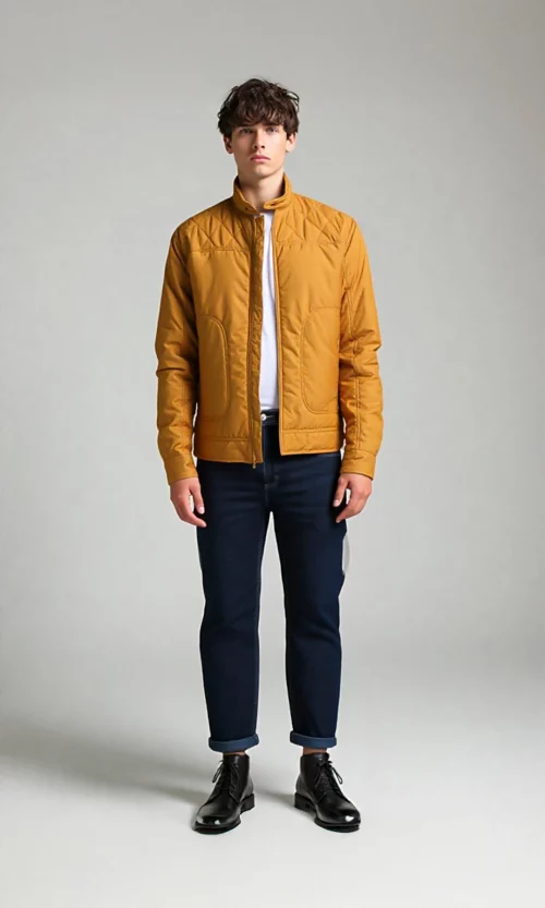 Chaqueta hombre unicolor