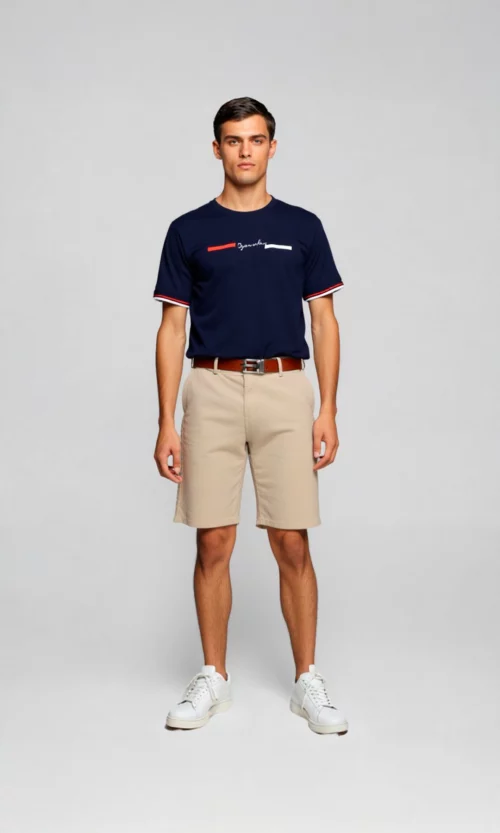 Bermuda hombre estampada