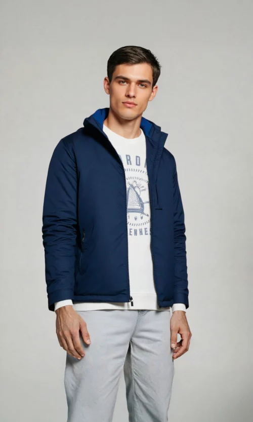 Chaqueta hombre unicolor