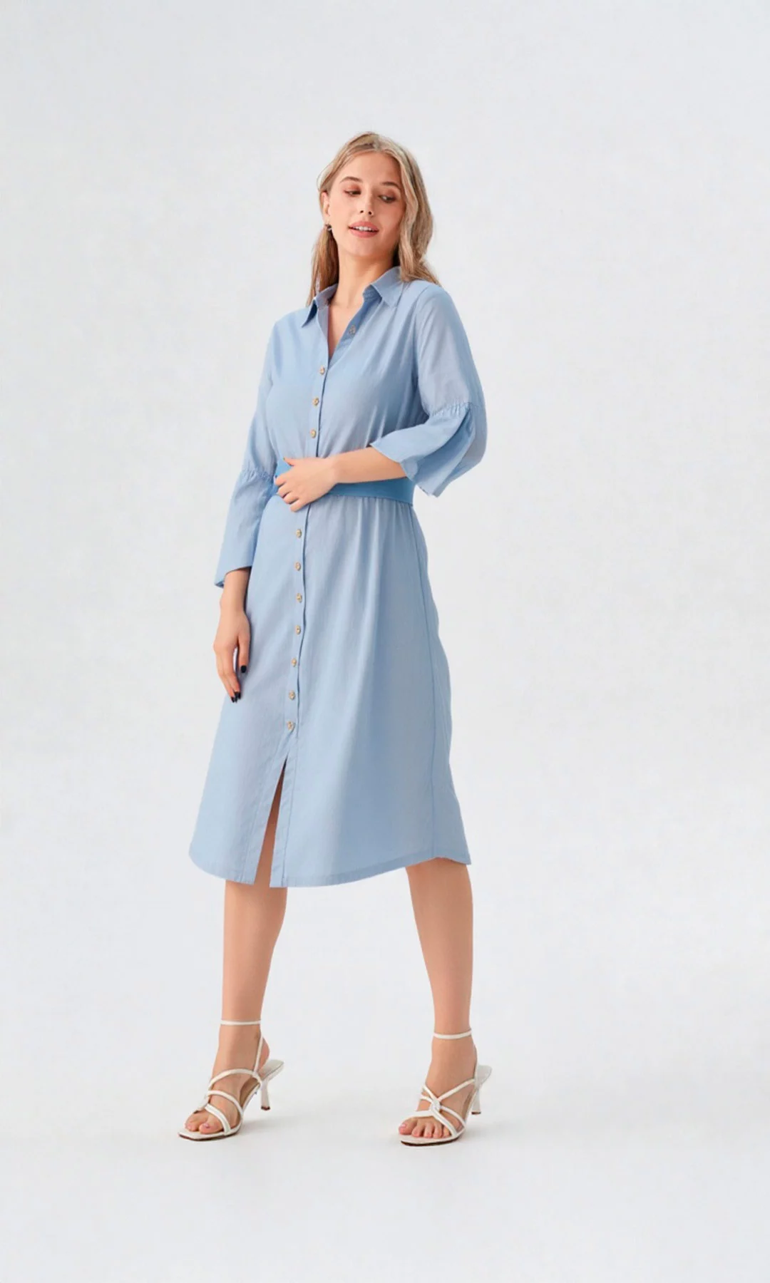 Vestido mujer unicolor - Imagen 12