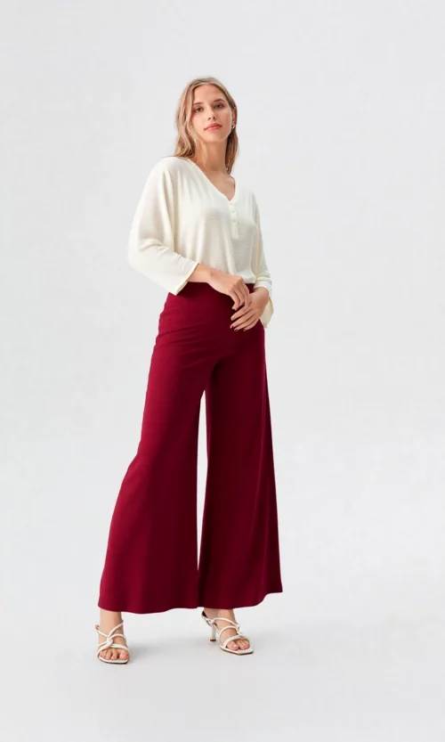 Pantalón mujer unicolor