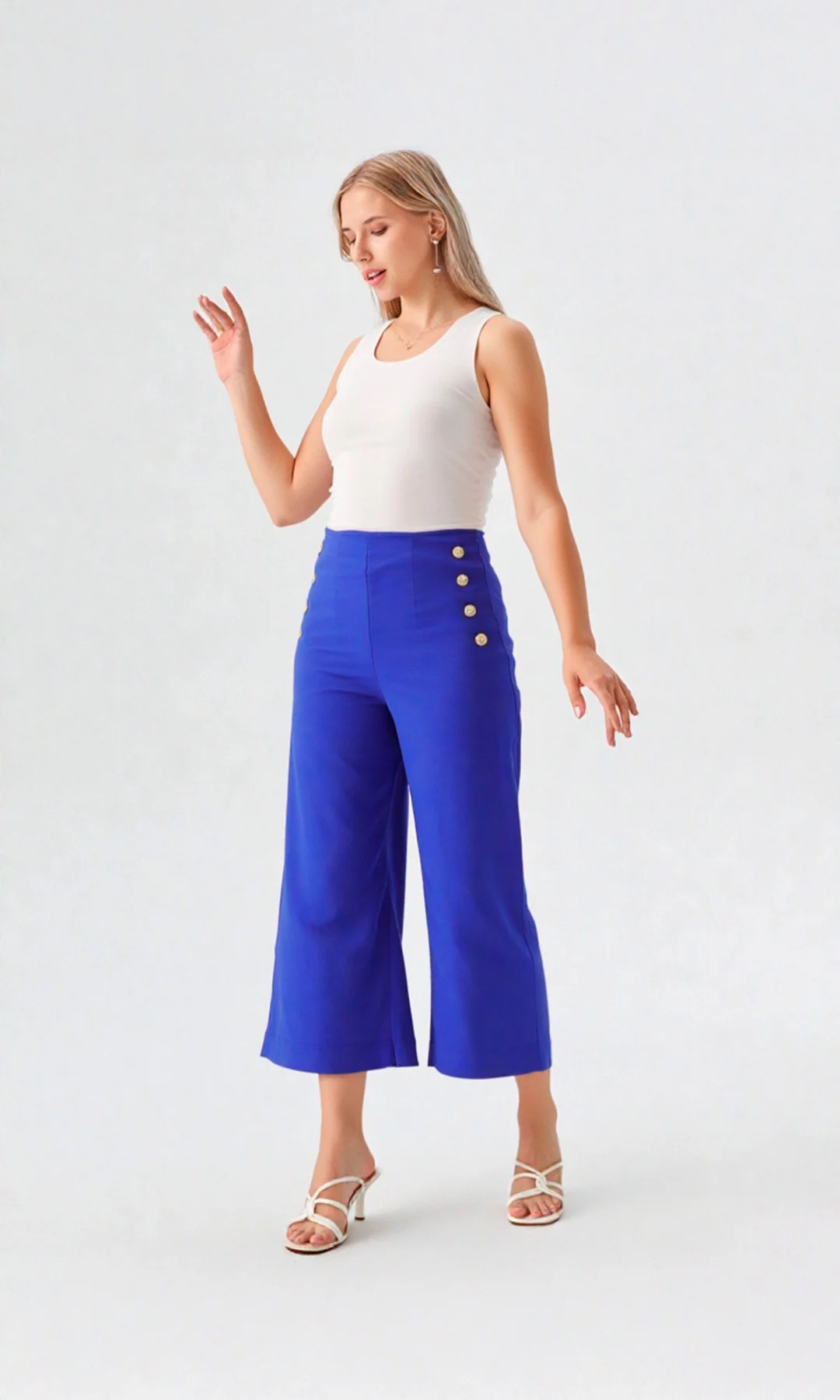 Capri mujer unicolor - Imagen 2