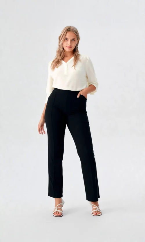 Pantalón mujer unicolor