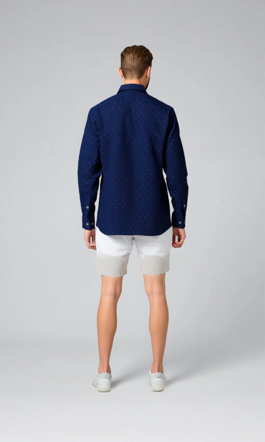 Camisa hombre manga larga con diseño - Imagen 3