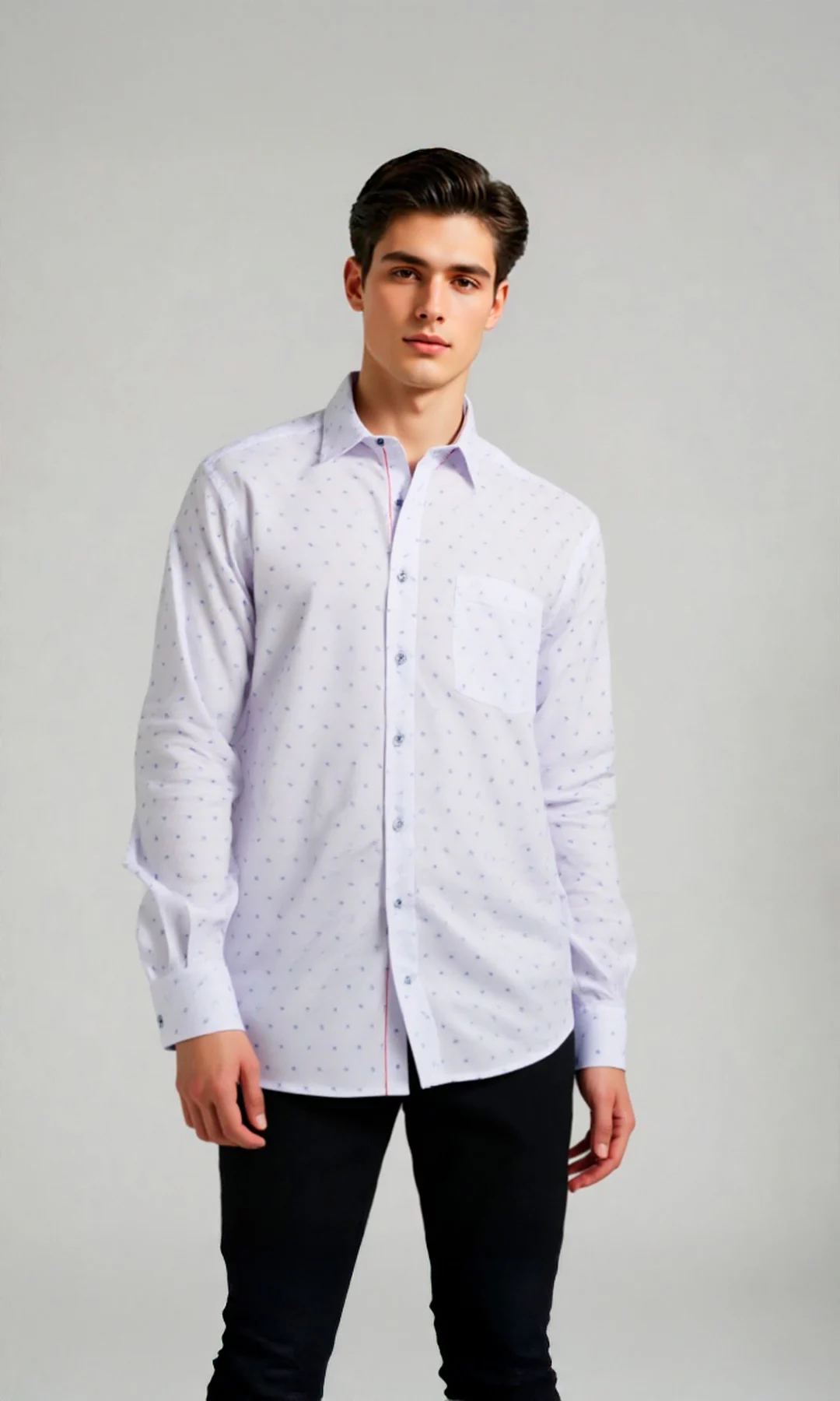 Camisa hombre manga larga con diseño - Imagen 8