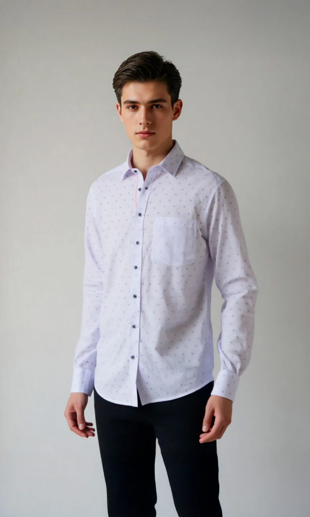 Camisa hombre manga larga con diseño - Imagen 7