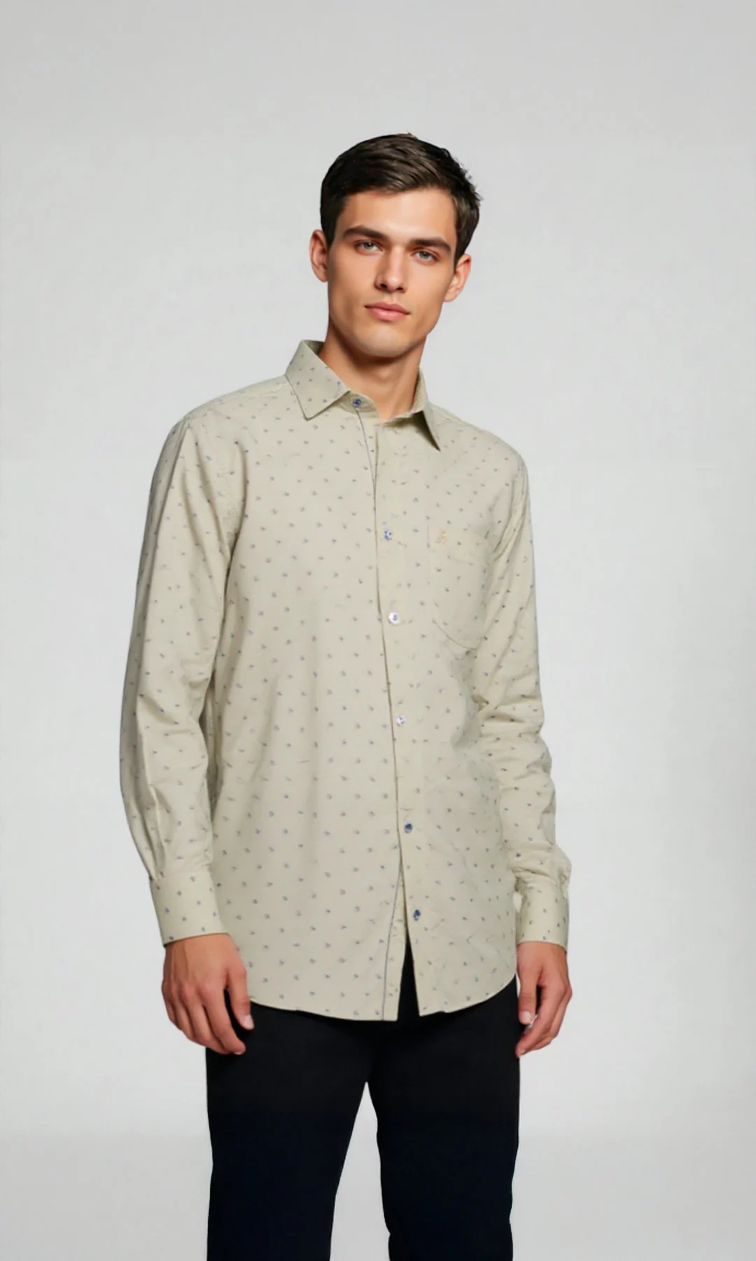 Camisa hombre manga larga con diseño - Imagen 6