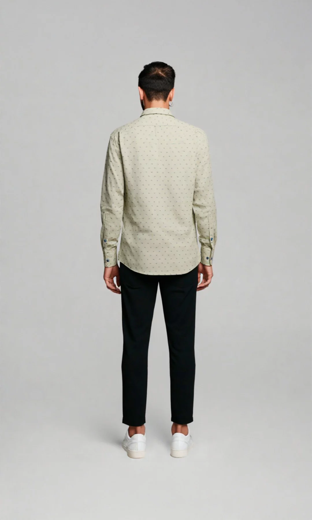 Camisa hombre manga larga con diseño - Imagen 5