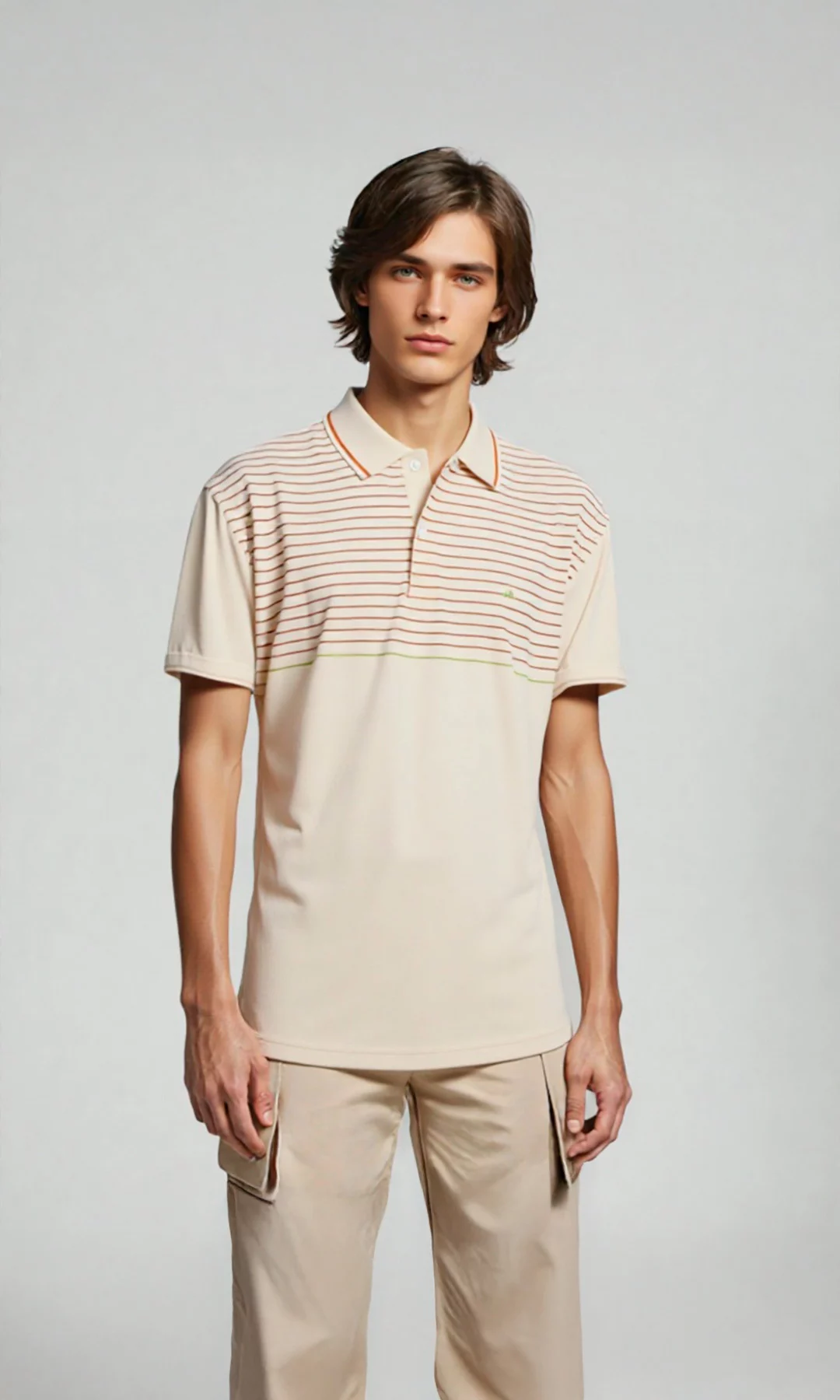 Polo hombre rayas - Imagen 4