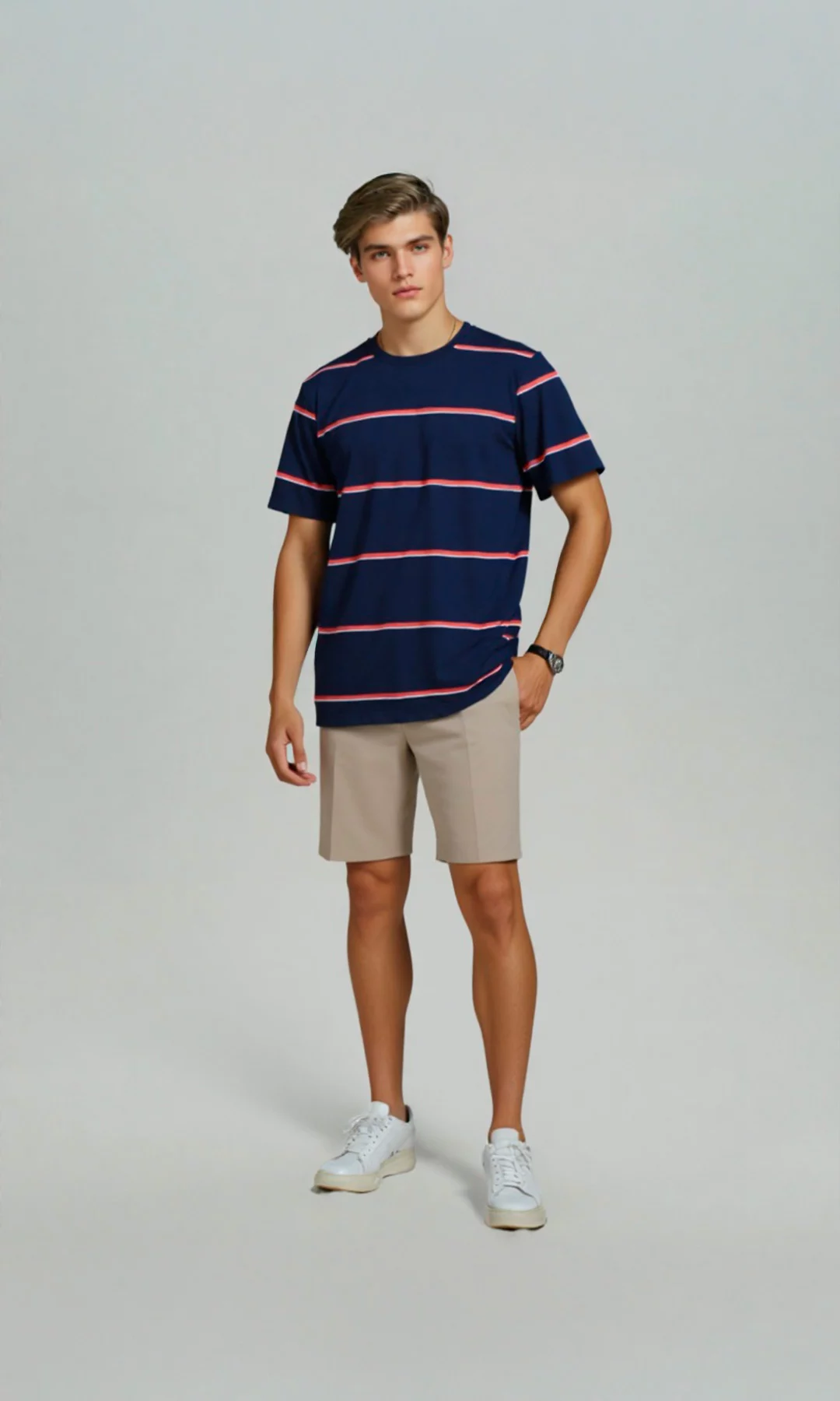 T-Shirt hombre rayas - Imagen 5