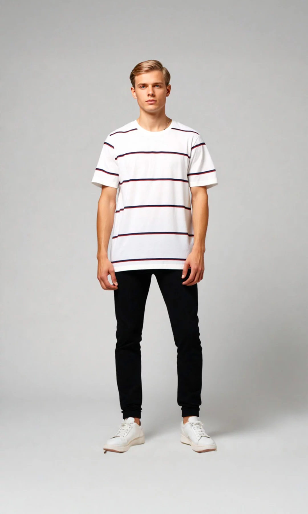 T-Shirt hombre rayas - Imagen 2