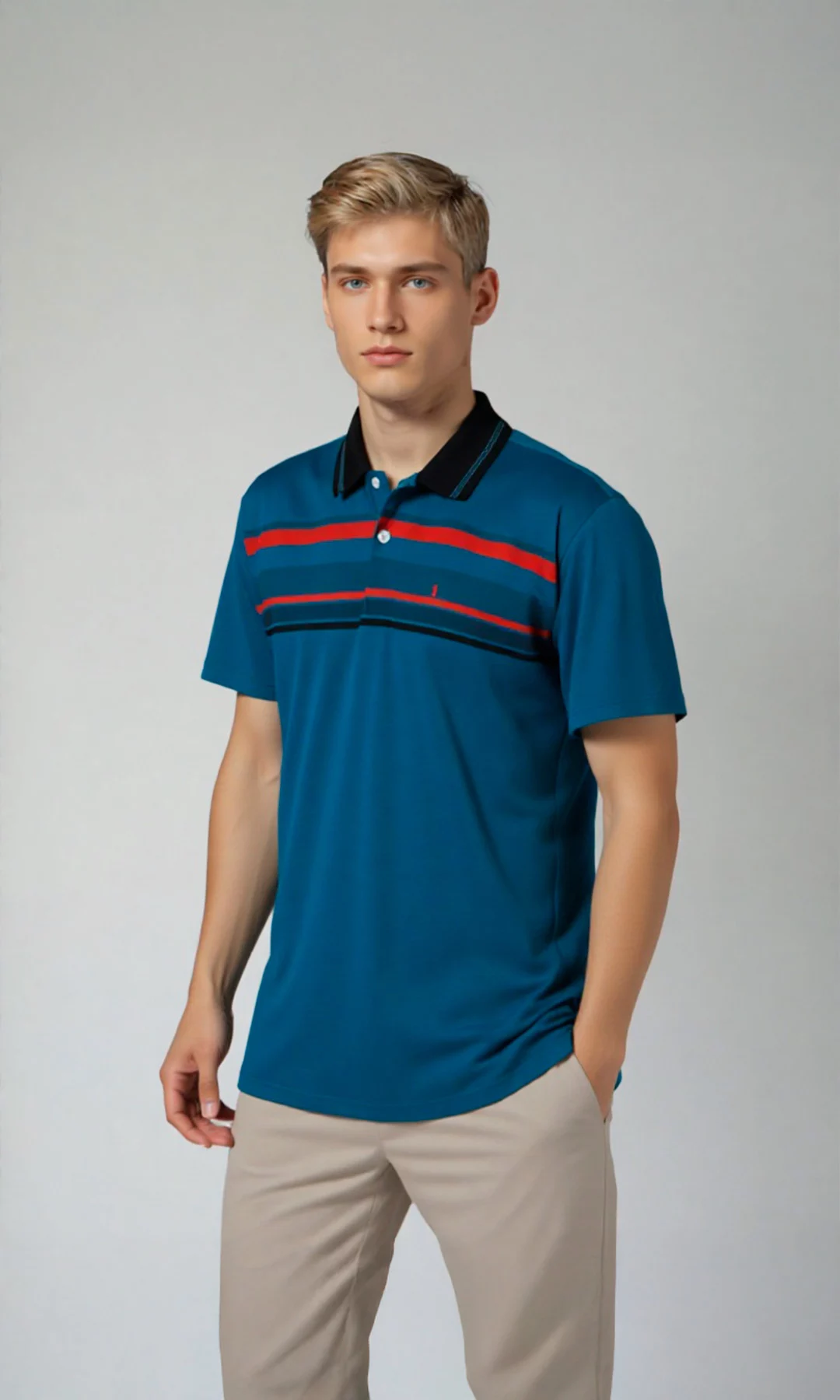 Polo hombre unicolor - Imagen 6