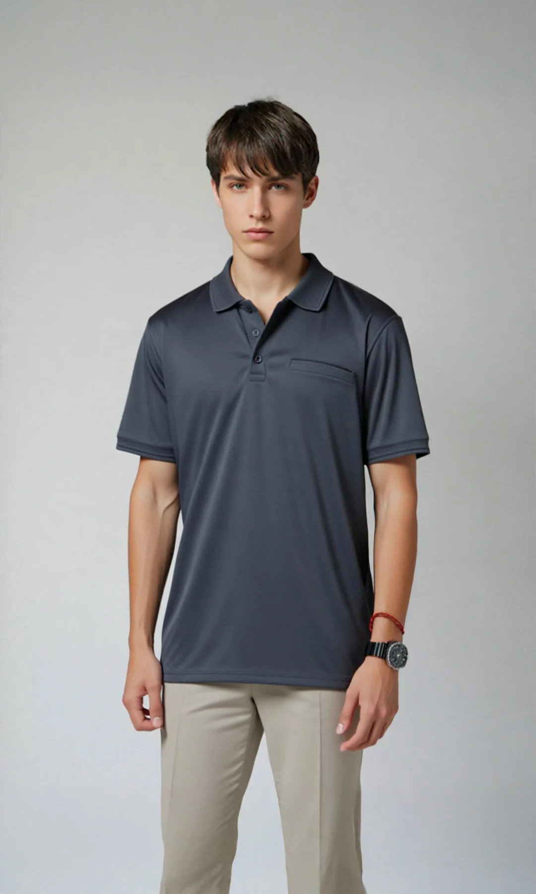 Polo hombre unicolor - Imagen 10