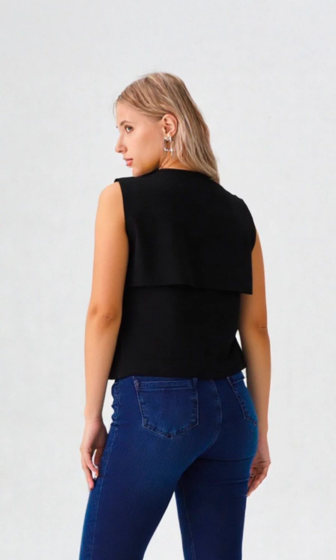 Chaleco mujer unicolor - Imagen 6