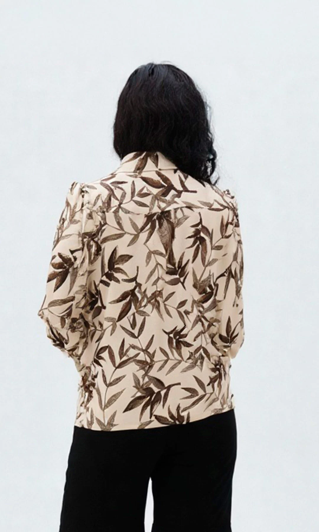 Blusa mujer manga larga estampada - Imagen 3