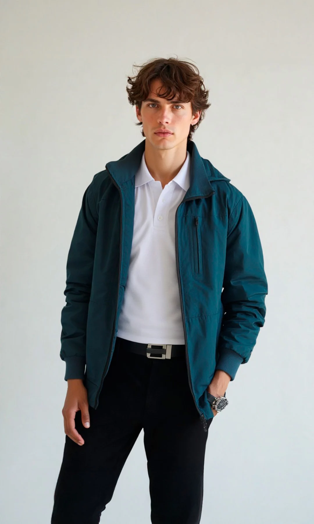 Chaqueta hombre unicolor - Imagen 8