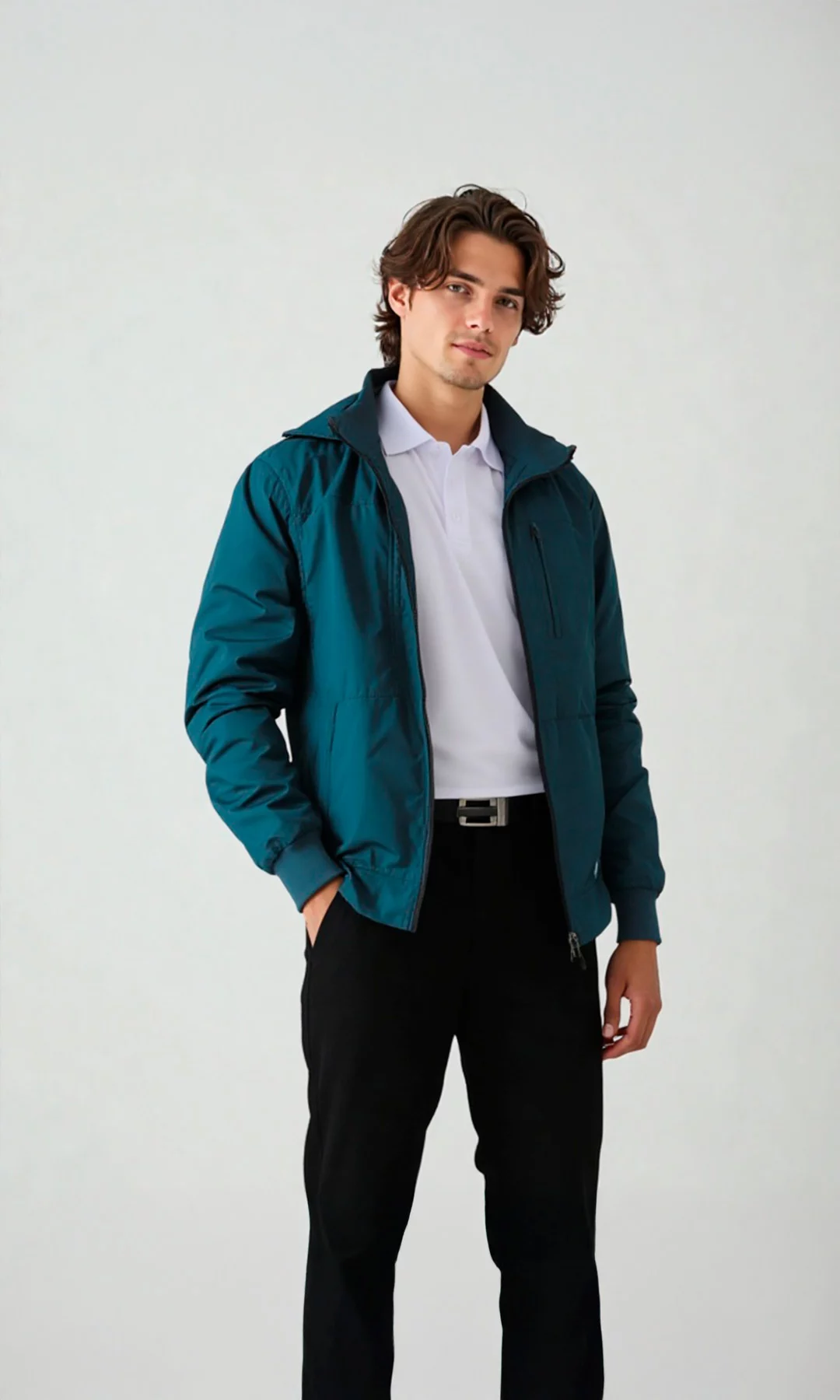 Chaqueta hombre unicolor - Imagen 9