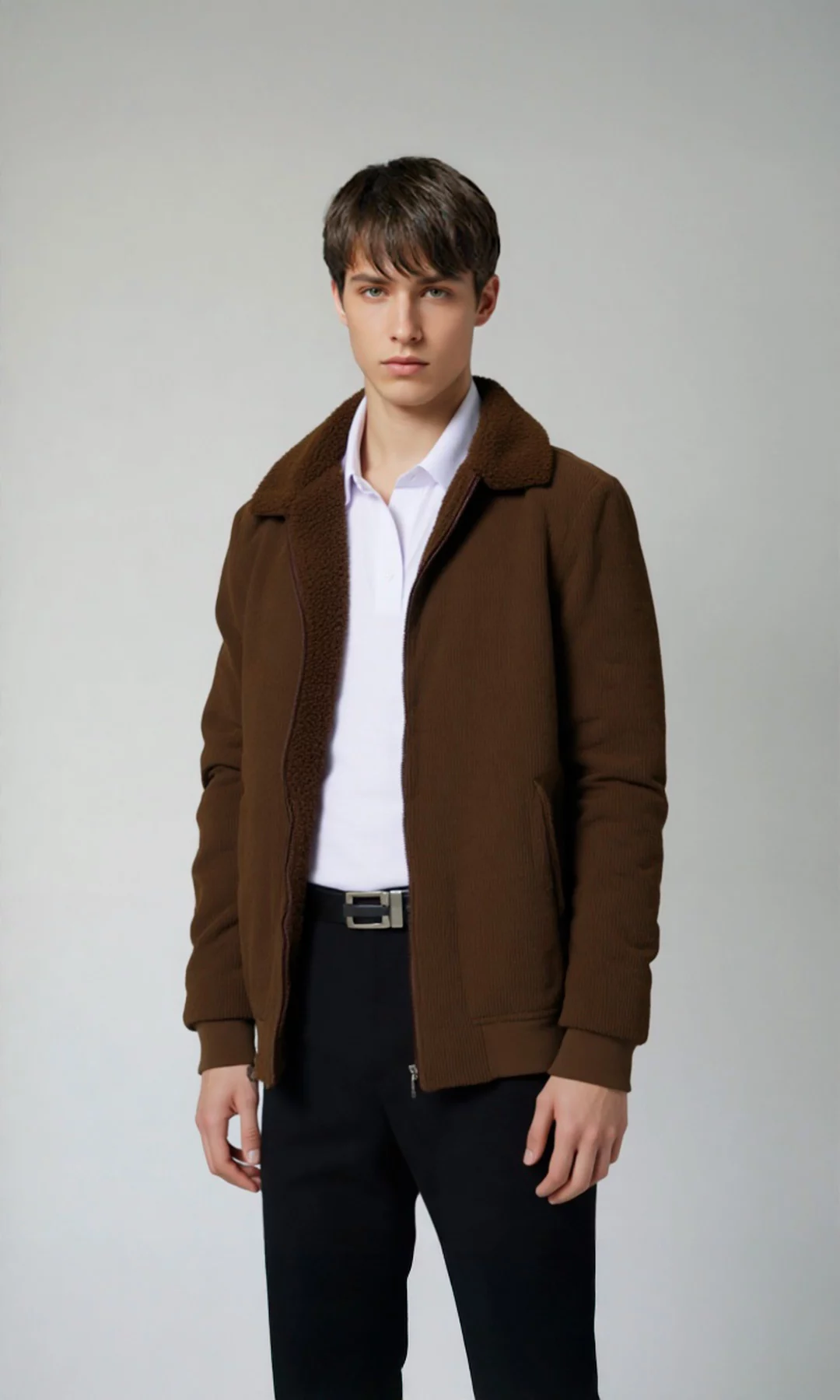 Chaqueta hombre unicolor - Imagen 6