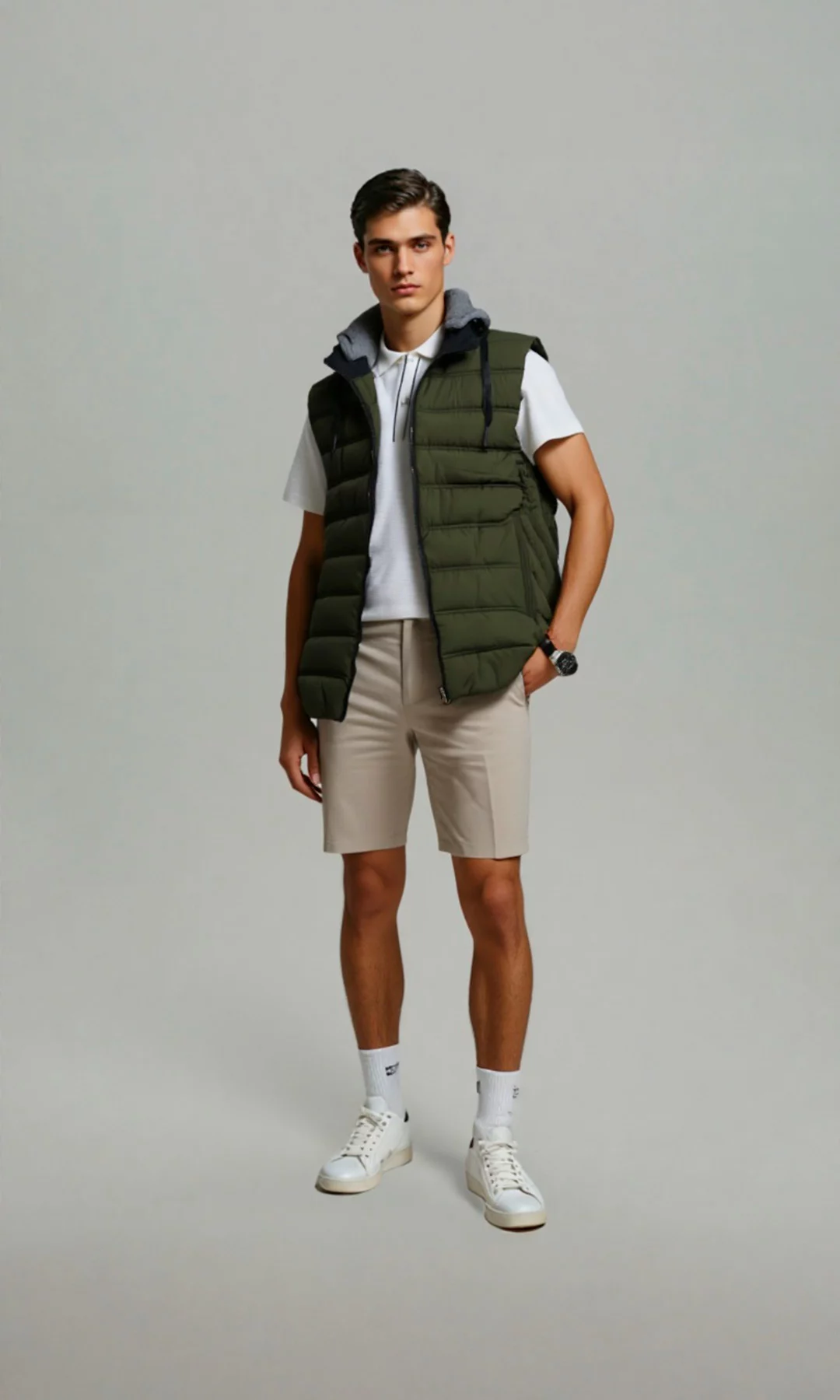 Chaleco hombre unicolor - Imagen 2