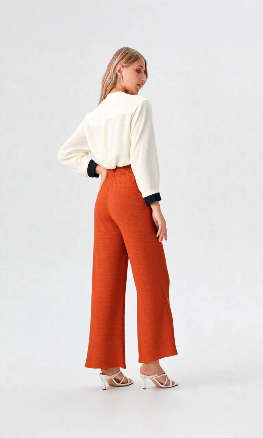 Pantalón mujer unicolor - Imagen 9