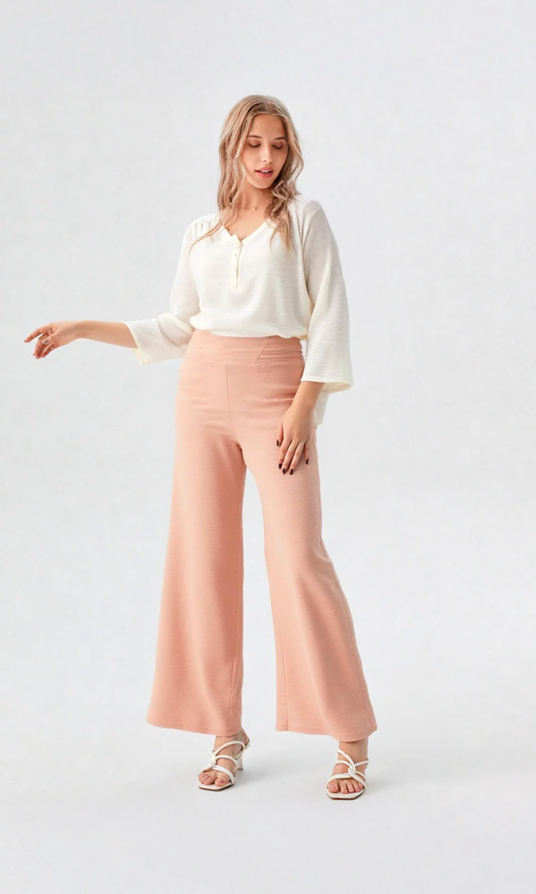 Pantalón mujer unicolor - Imagen 5