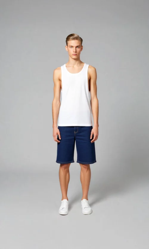 Bermuda hombre unicolor