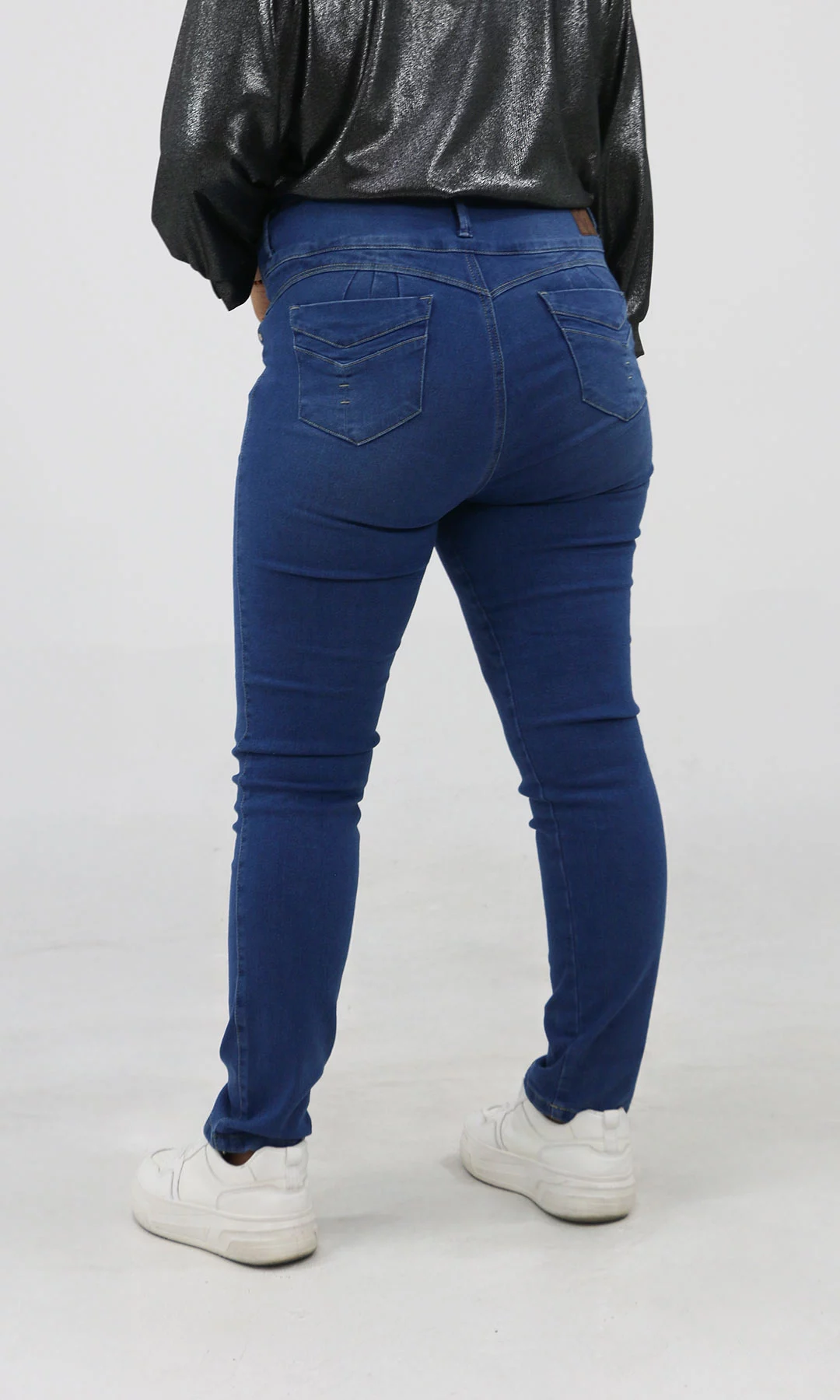 Jean mujer unicolor - Imagen 4