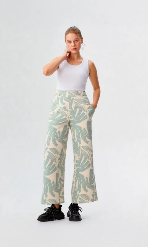 Pantalón mujer estampado