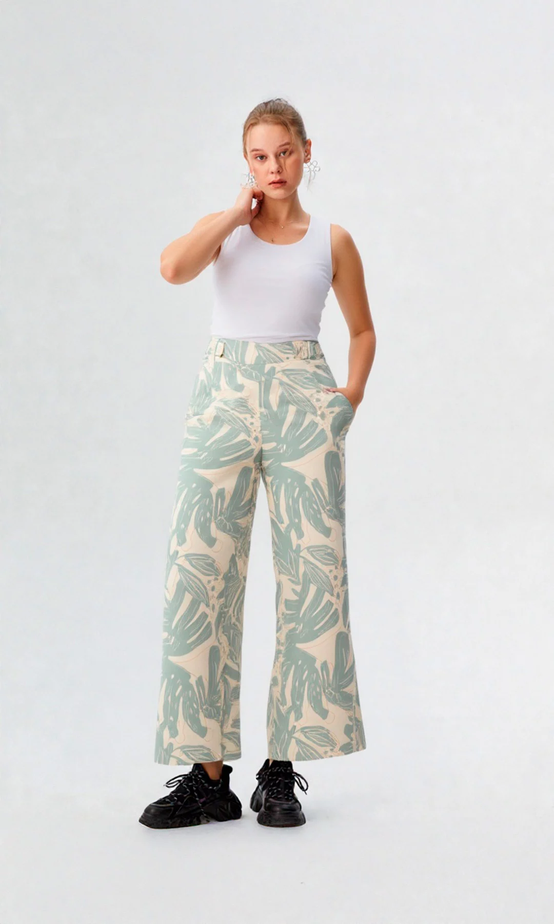 Pantalón mujer estampado