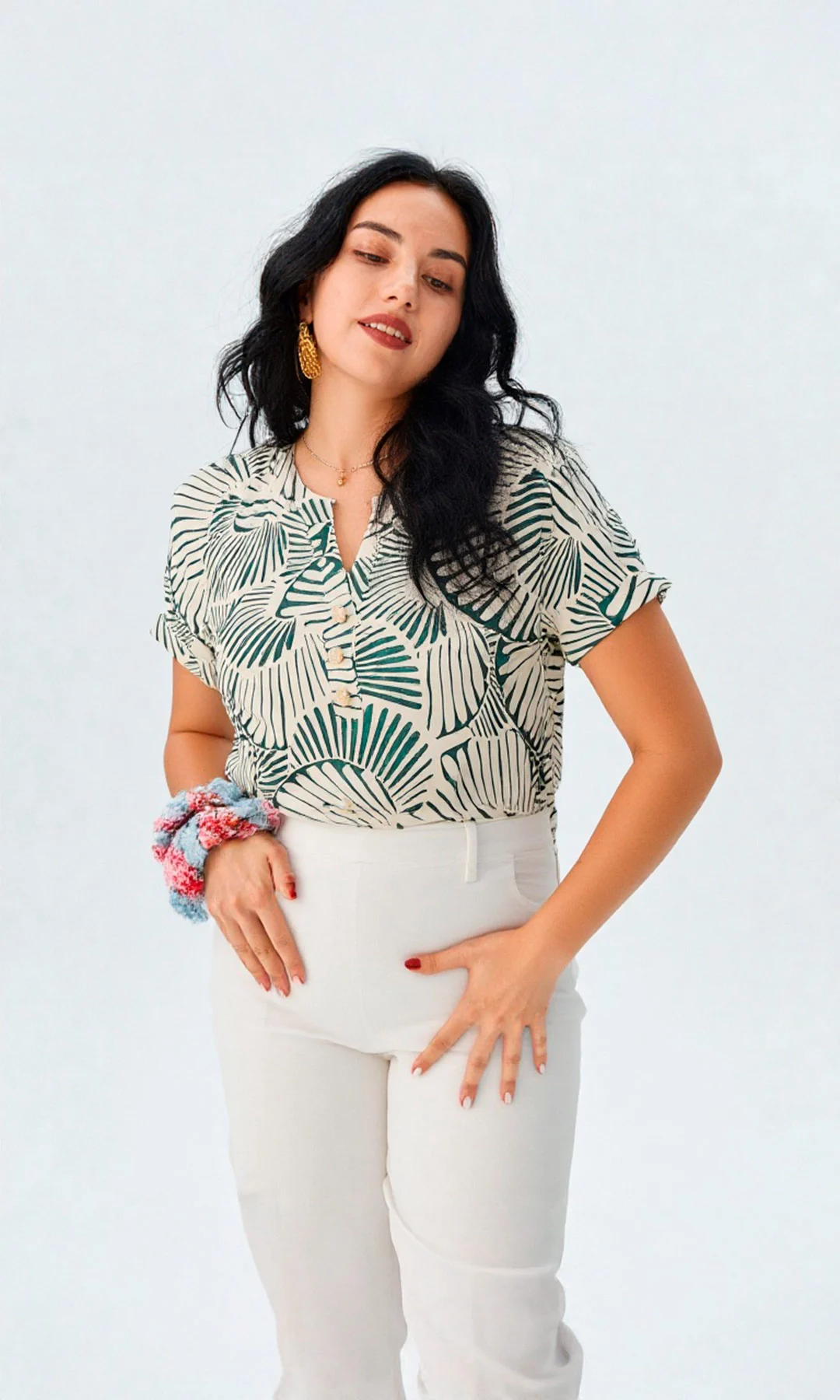 Camiseta mujer manga corta estampada - Imagen 2