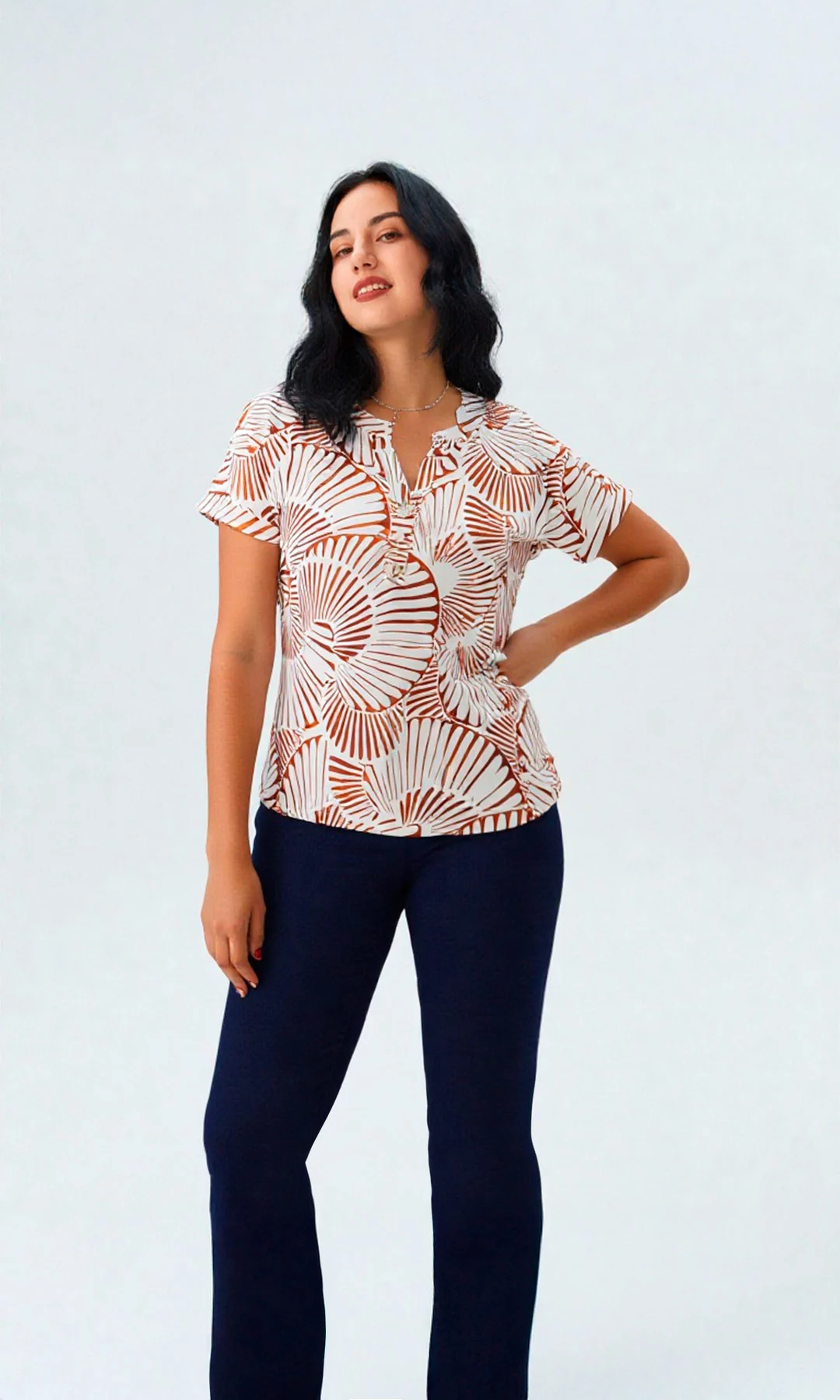 Camiseta mujer manga corta estampada - Imagen 5