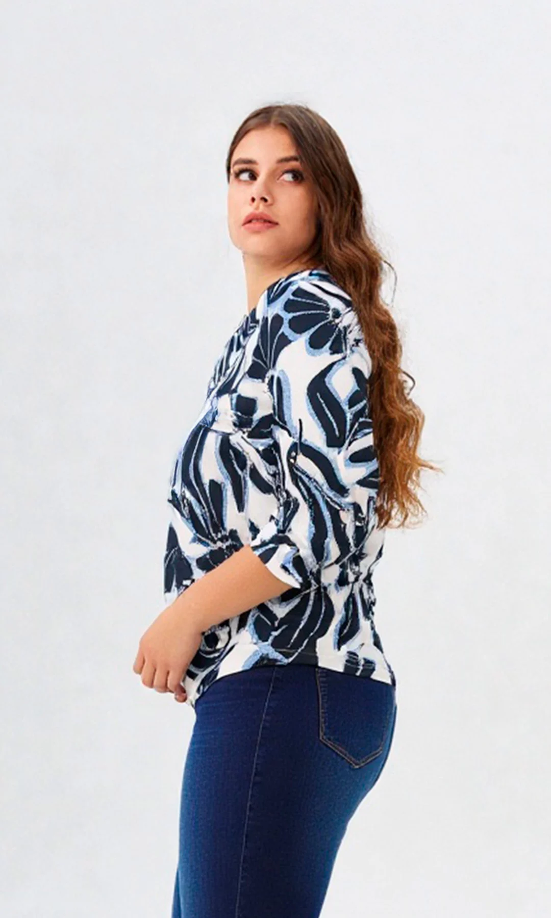 Camiseta mujer manga 3/4 estampada - Imagen 5