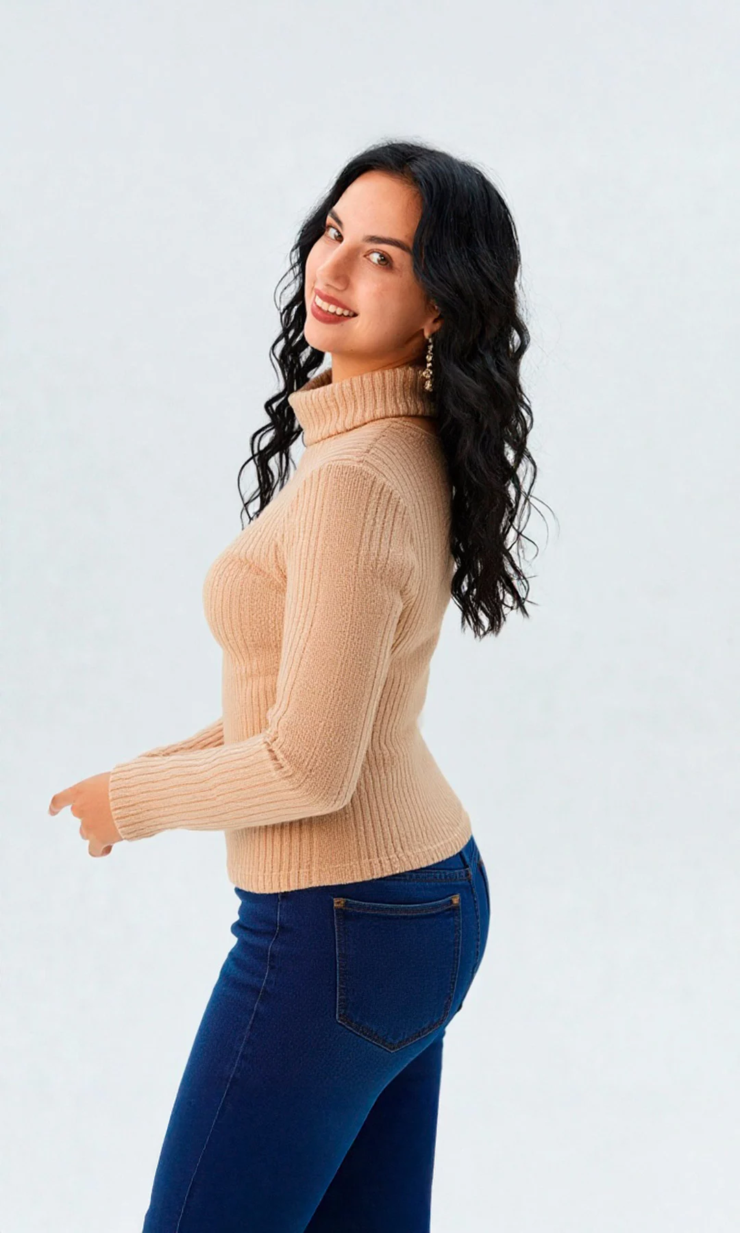 Camiseta mujer manga larga unicolor - Imagen 10