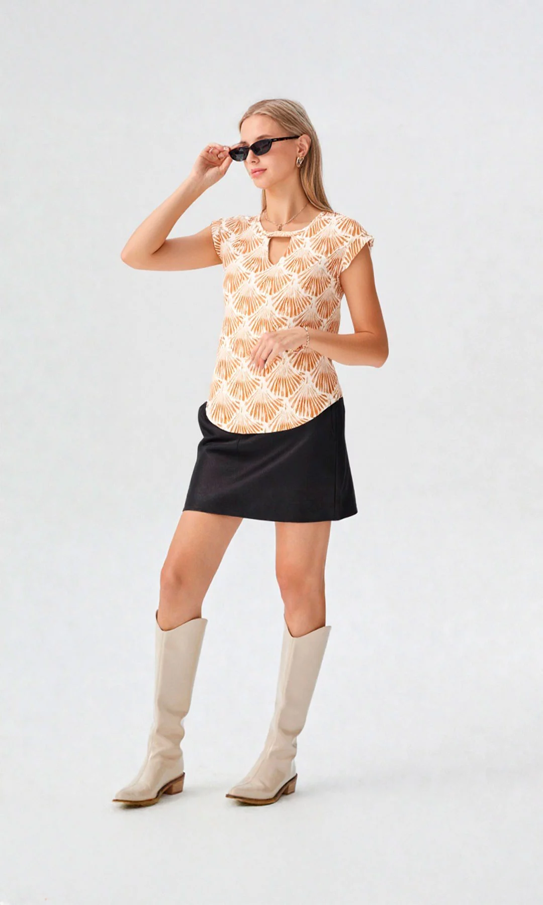 Camiseta mujer manga corta estampada - Imagen 5