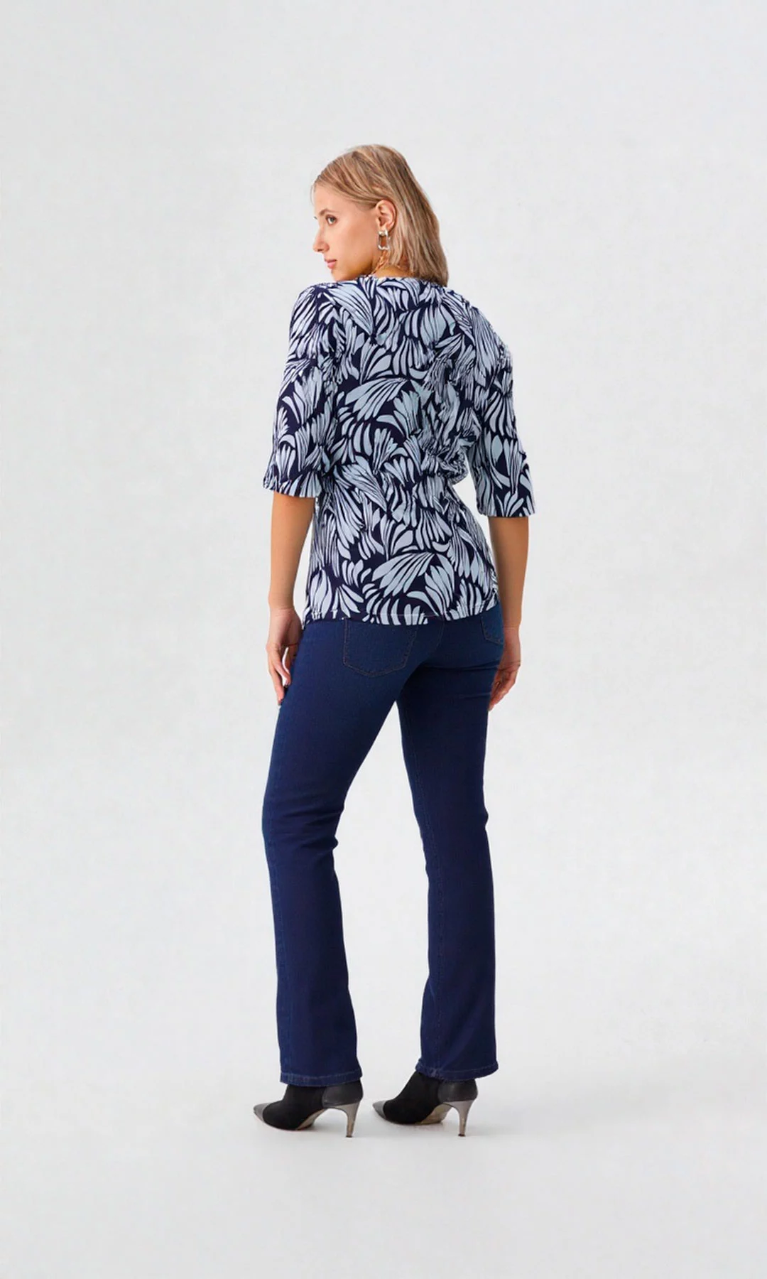 Camiseta mujer manga 3/4 estampada - Imagen 7