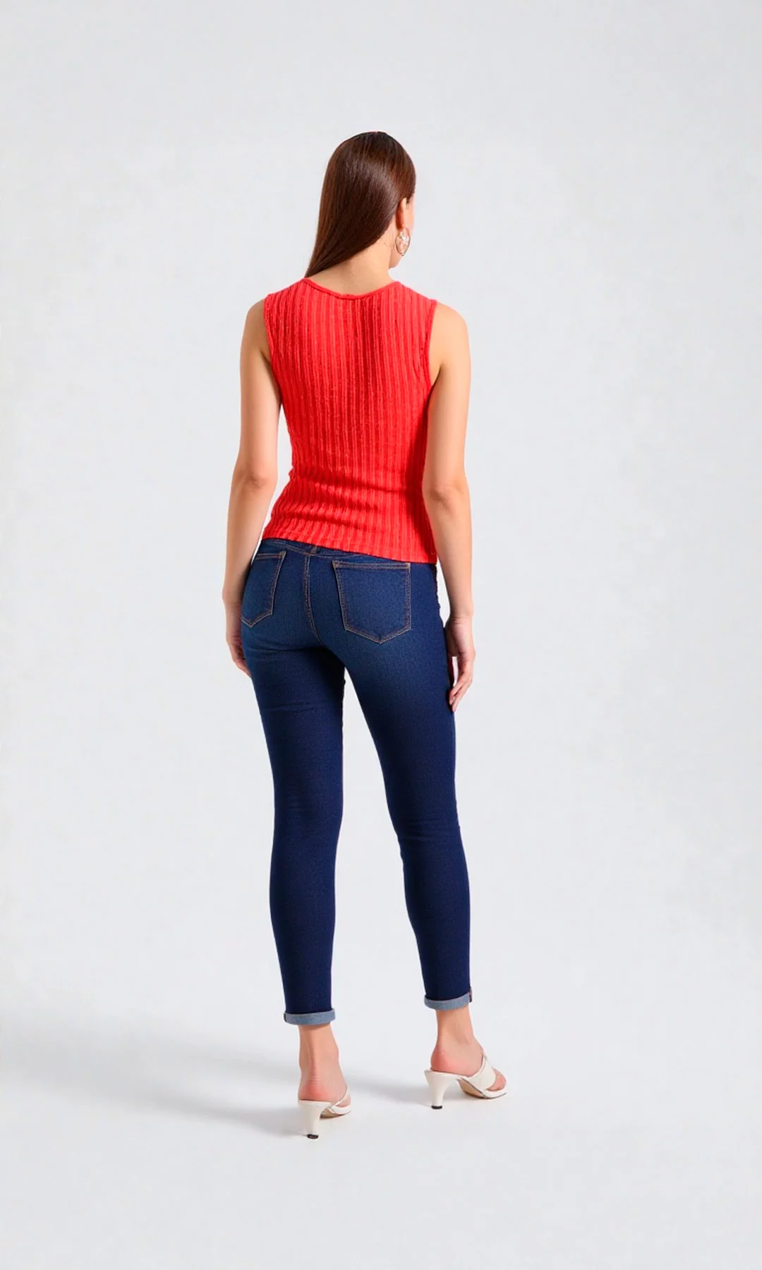 Camiseta mujer unicolor - Imagen 7