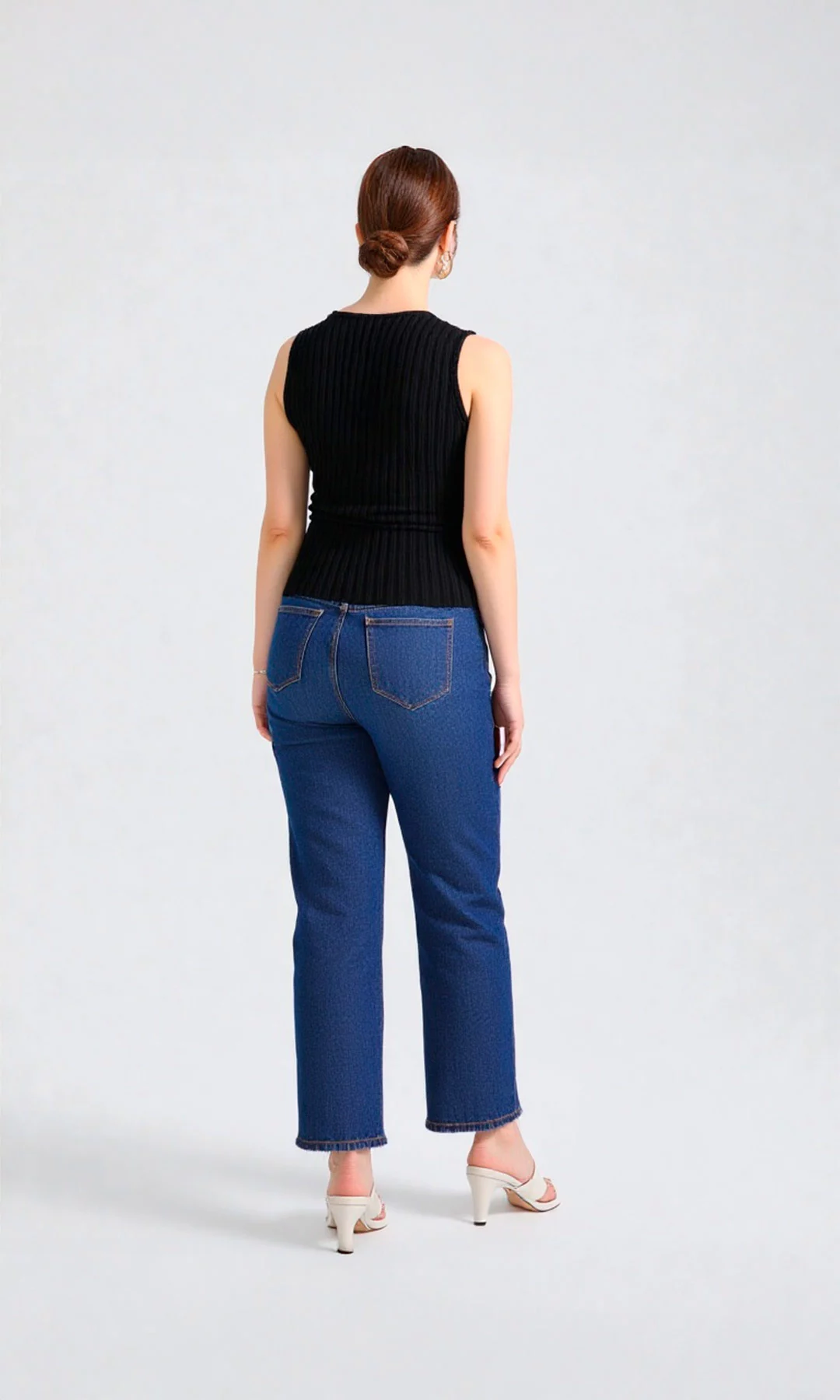 Camiseta mujer unicolor - Imagen 3