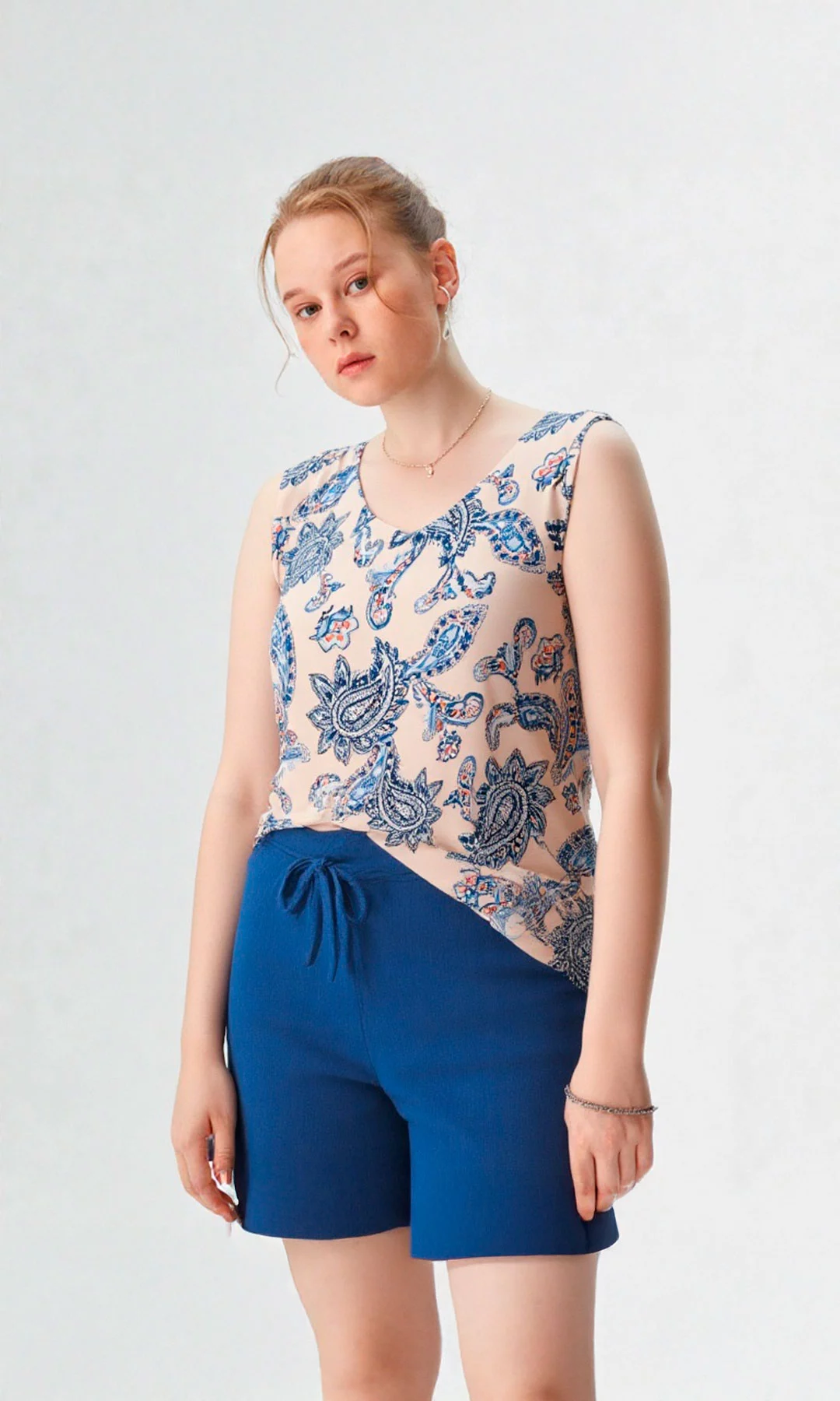 Blusa mujer manga sisa estampada - Imagen 5