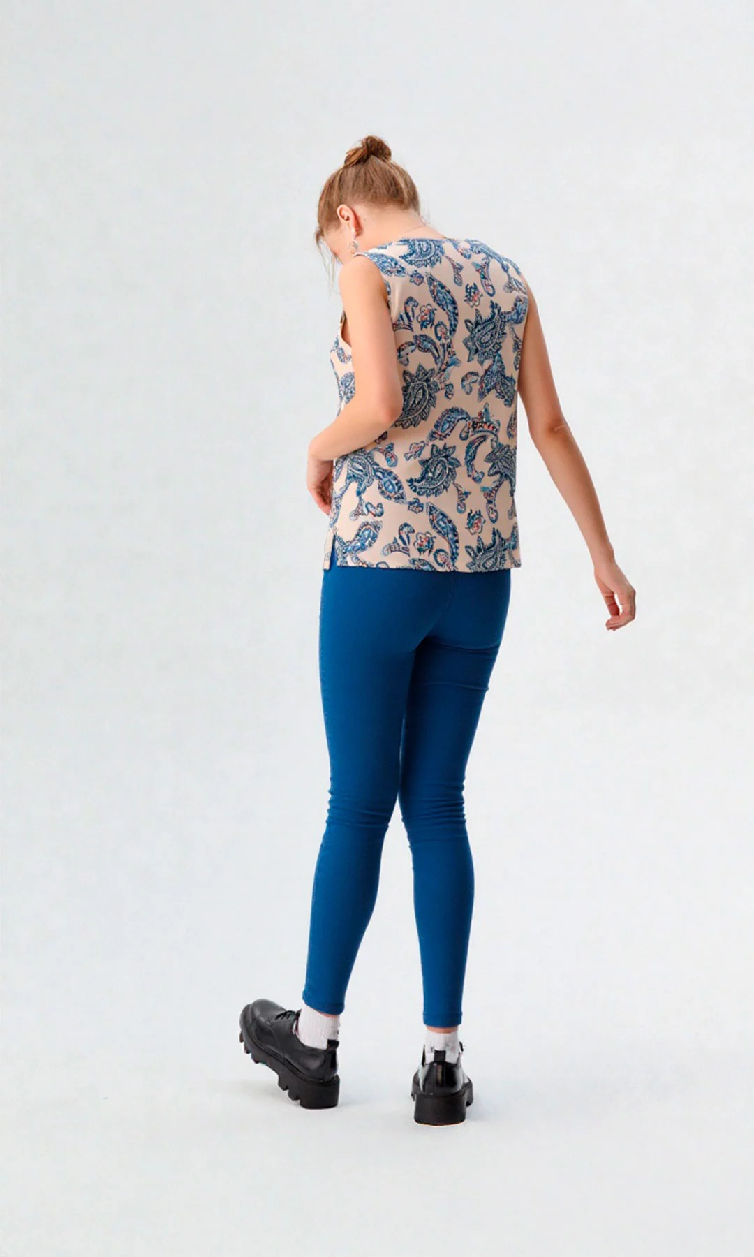 Blusa mujer manga sisa estampada - Imagen 7